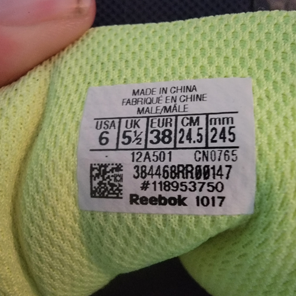 Reebok Lime Green Sneakers